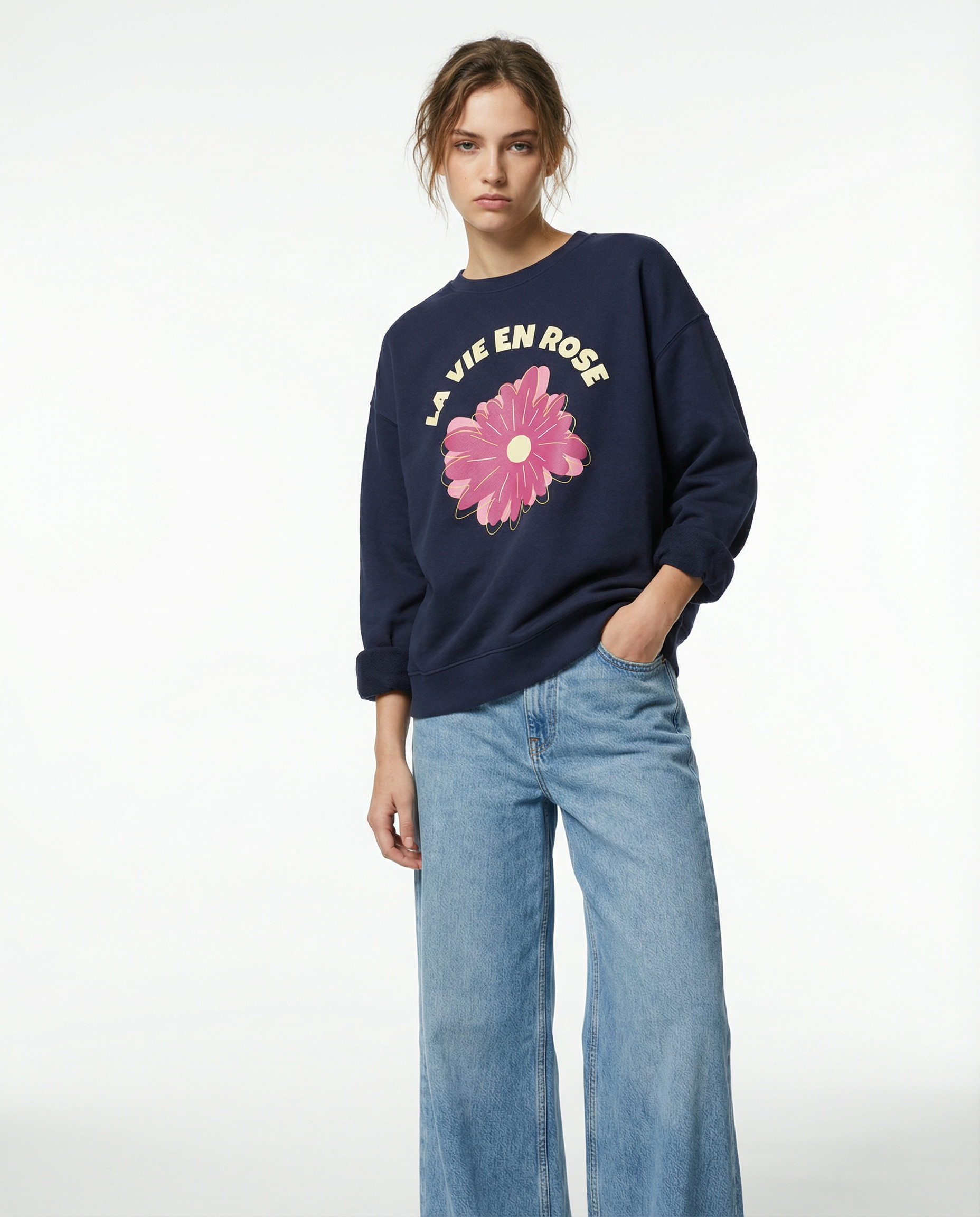 The "La Vie en Rose" Cozy Sweatshirt