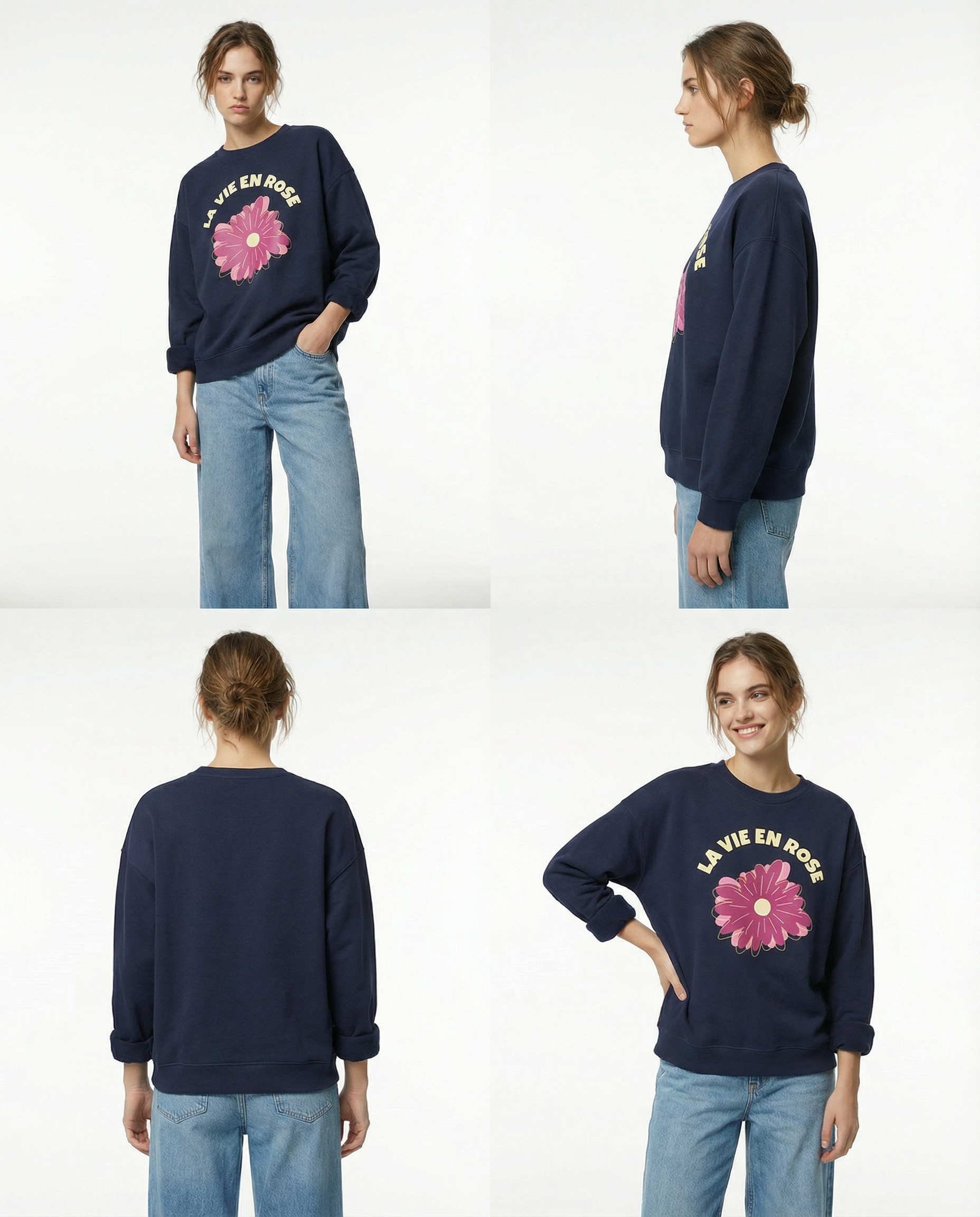 The "La Vie en Rose" Cozy Sweatshirt