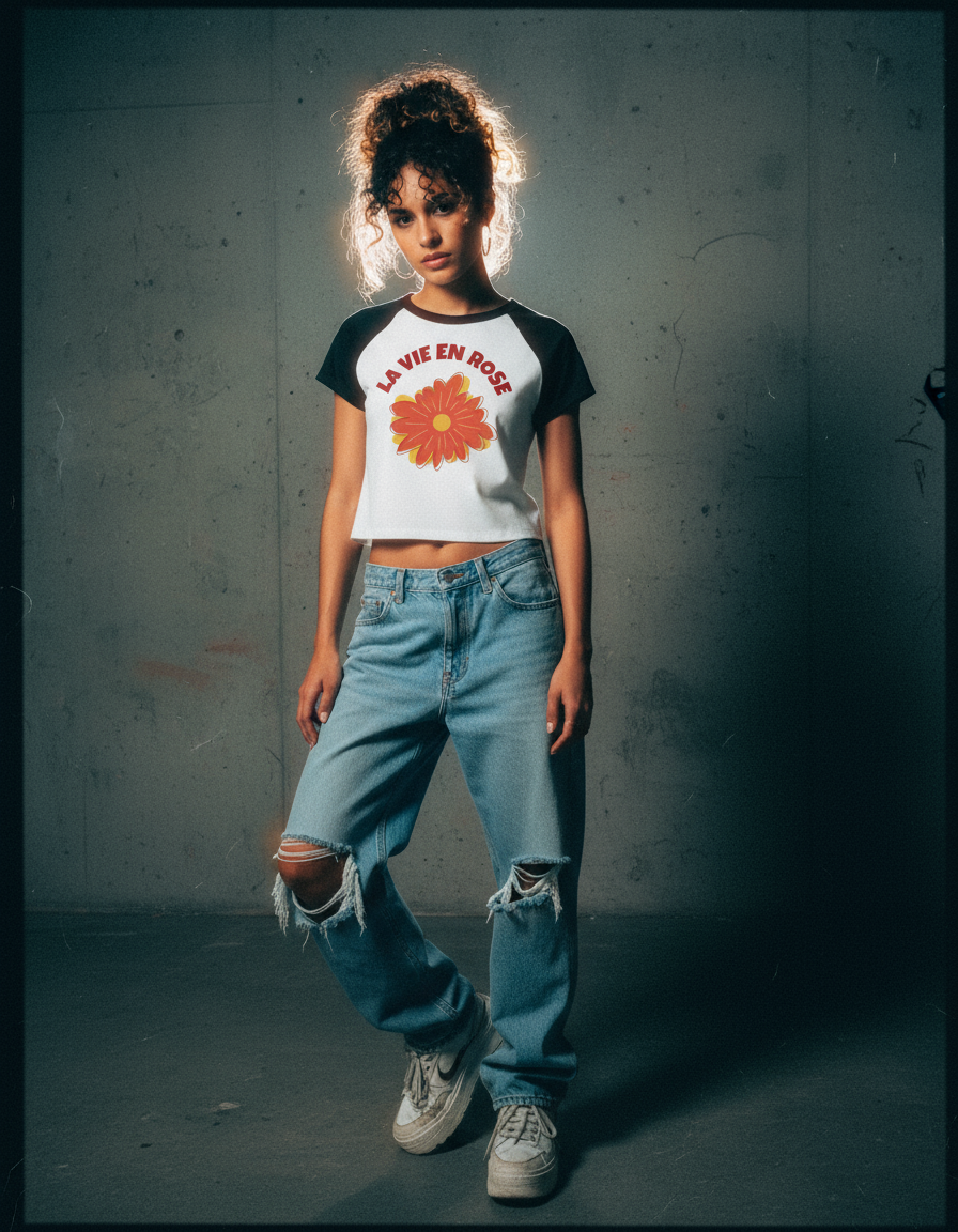 The "La Vie en Rose" Women’s Baby Tee