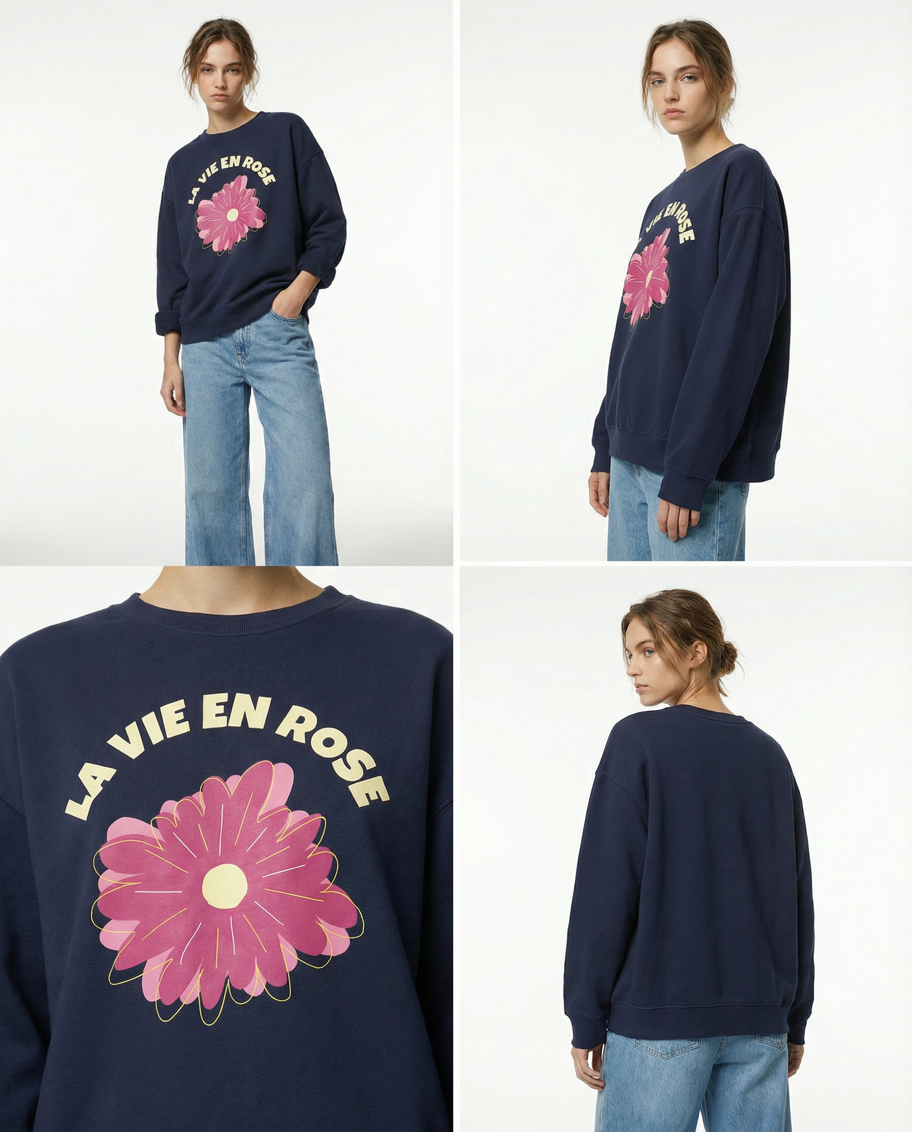 The "La Vie en Rose" Cozy Sweatshirt