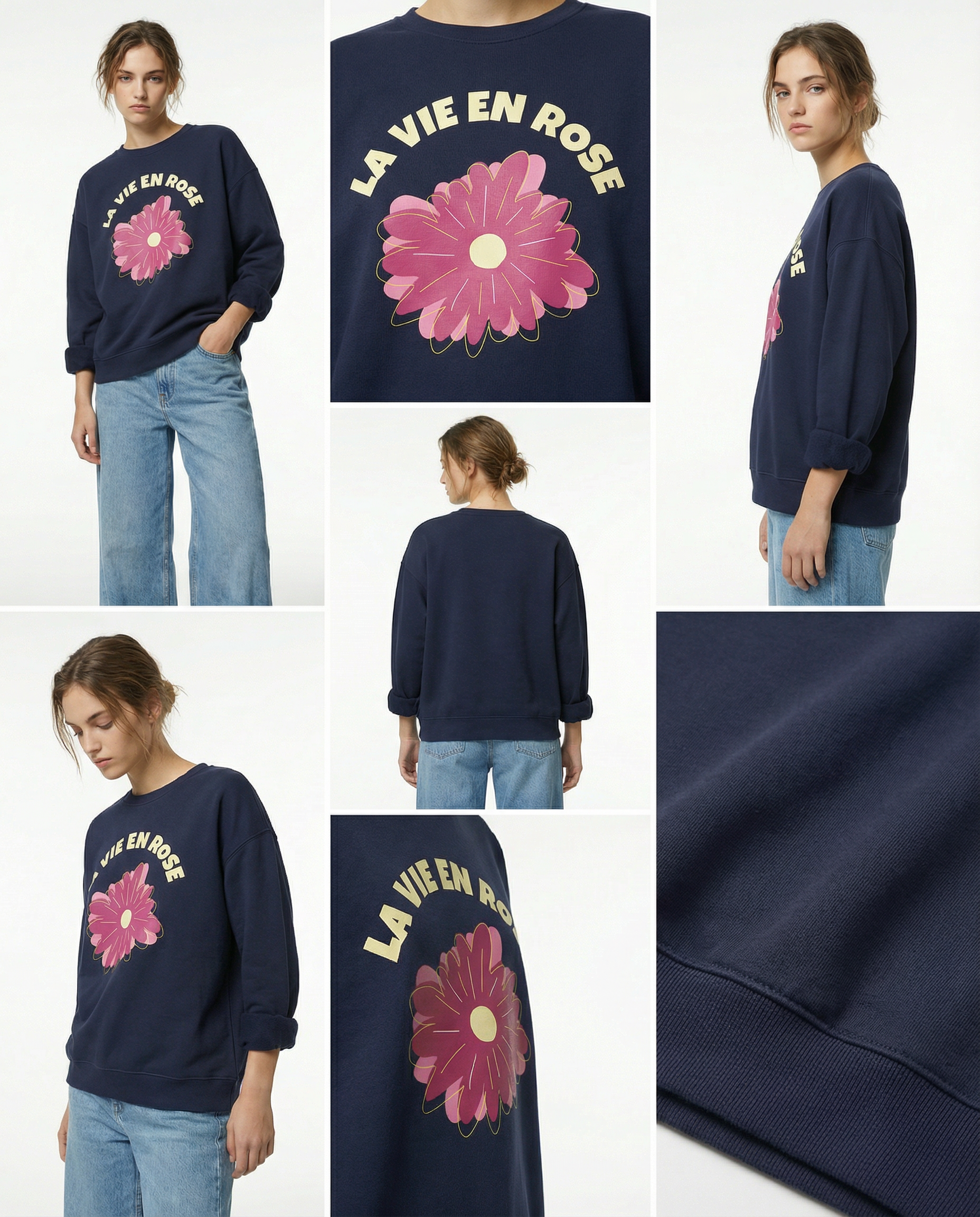 The "La Vie en Rose" Cozy Sweatshirt